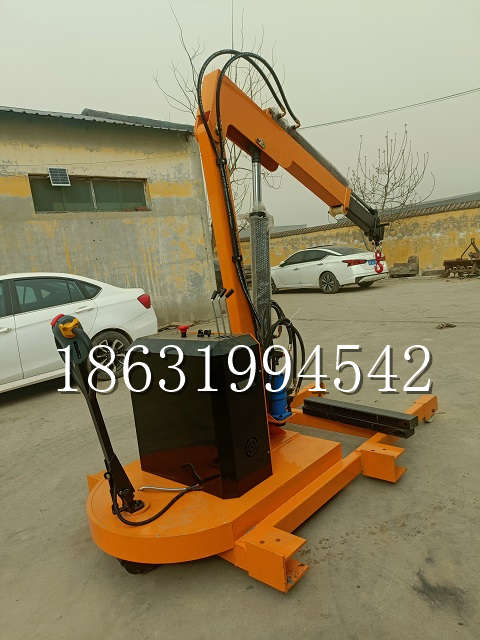 台西乡自卸车厢随车吊 自制轮式四不像起重机 四驱平板吊 5吨 贵盛